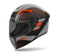 Casque Intégral AIROH Connor Atteindre Gris Noir Orange Opaque