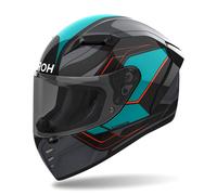 Casque Intégral AIROH Connor Dunk Gris Noir Vert Brillant