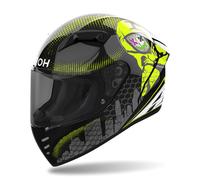 Casque Intégral AIROH Connor Gamer Noir Jaune Poli