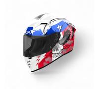 Casque Intégral Airoh Connor SMLXL Blanc, Bleu, Rouge Nation Airoh