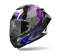 Casque Intégral AIROH GP 800 Must Bleu Noir Violet Brillant