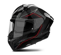Airoh Matryx Carbon Stylish, casque intégral XL Noir/Rouge Noir/Rouge