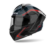 Casque Intégral AIROH Matryx Large Rouge Noir Gris Brillant