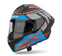 Casque Intégral AIROH Matryx Rider Bleu Noir Mat