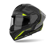 Casque Intégral AIROH Matryx Rocket Jaune Noir Gris Mat