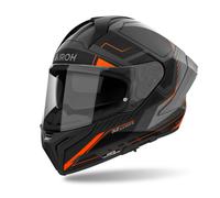 Casque Intégral AIROH Matryx Rocket Orange Noir Gris Matt