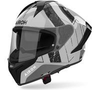 Casque intégral AIROH Matryx Scope gris clair noir brillant taille L