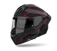 Casque Intégral AIROH Matryx Sentinel Rouge Noir Gris Mat