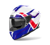 Casque Intégral AIROH Spark 2 Dart Bleu Rouge Blanc Brillant