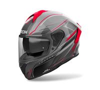 Casque Intégral AIROH Spark 2 Shadow Rouge Gris Noir Brillant