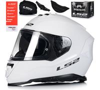 Casque intégral avec pare-soleil pour cyclomoteur | LS2 FF800 STORM II | Casque moto | Certificat ECE 22.06 | Casque intégral moto | 2XL (63-64cm)