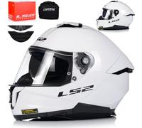 Casque intégral avec pare-soleil pour cyclomoteur | LS2 FF808 STREAM II | Casque moto | Certificat ECE 22.06 | Casque intégral moto | 2XL (63-64cm)