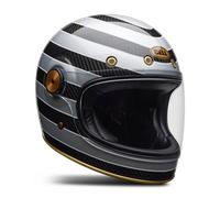 §Casque Intégral Bell Bullitt GT Carbon Noir Brillant-Argent§