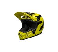 Casque integral bell full 9 fusion mips jaune noir fasthouse