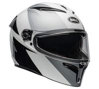 Bell Helmets Casque intégral Lithium Shear M Blanc/Argent/Noir