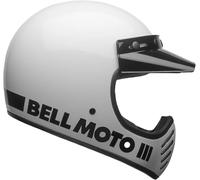 Bell Helmets Casque intégral Moto-3 Classic Blanc
