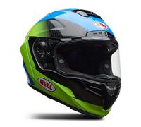 Bell Race Star DLX Flex Corsa, casque intégral M Bleu/Vert Néon/Noir Bleu/Vert Néon/Noir