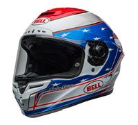 Casque Intégral BELL RACE STAR FLEX DLX Beaubier 24 Blanc Bleu Rouge