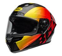 Bell Race Star DLX Flex Offset, casque intégral S Noir/Jaune/Rouge Noir/Jaune/Rouge