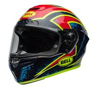 Casque Intégral Bell Race Star DLX Flex Xenon Gloss Blue/Retina