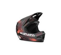 Casque integral bluegrass legit carbon noir orange