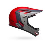 Casque Intégral BMX Sanction Gris/Rouge BELL Vélo
