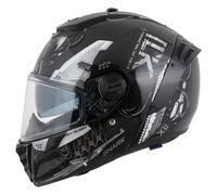 Casque Intégral Carbone/Argenté S noir S