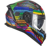 Casque intégral CGM 311X BLAST SKULL bleu rouge noir mat taille L