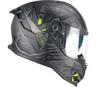 Casque intégral CGM 363S SHOT NIPPO Noir Mat Fluo Jaune taille M