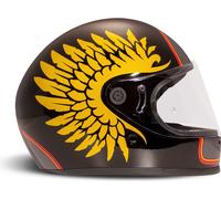 Casque intégral DMD RIVALE Hawk Noir Jaune Brillant taille M