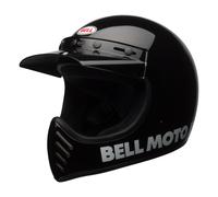 Casque Intégral Enduro Dual Road BELL MOTO-3 Classic Noir Laqué ECE 22.06