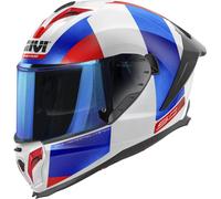 Casque intégral GIVI 50.3 Vision Blanc Bleu Rouge taille S