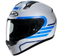 Casque Intégral HJC C10 Litu MC2SF Blanc / Bleu Ciel Taille XL