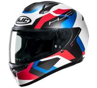 Casque Intégral HJC C10 Tins Blanc Bleu Rouge Mat TAILLE S