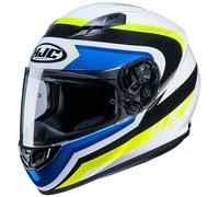 Casque Intégral HJC CS-15 Rako MC24 Blanc Bleu Noir Jaune Brillant Taille L