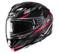 HJC F71 Carbon Esira Casque, noir-rouge, taille S pour homme