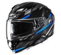 HJC F71 Carbon Esira Casque, noir-bleu, taille XS pour homme