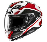 HJC Casque intégral F71 TOZZ MC1 Blanc-Rouge Taille M