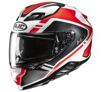 HJC F71 Tozz Casque, noir-blanc-orange, taille L pour homme