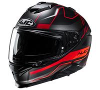 HJC i71 Iorix Casque, noir-rouge, taille L pour homme