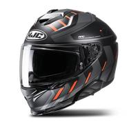 Casque Intégral HJC i71 Simo Noir/Gris/Fluo OrangeM Noir,Gris,Fluo Orange