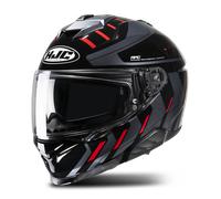 Casque Intégral HJC i71 Simo Noir/Gris/RougeXS Noir,Gris,Rouge