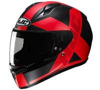 HJC C10 Tez Casque, noir-rouge, taille L pour homme