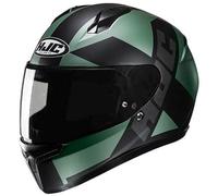 Casque Intégral HJC Modèle C10 TEZ MC4SF Noir Vert Mat Taille S