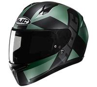 Casque Intégral HJC Modèle C10 TEZ MC4SF Noir Vert Mat Taille XL