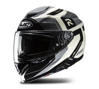 HJC RPHA 71 Cozad Casque, noir-blanc-argent, taille L pour homme