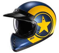 HJC V60 Nyx Casque, bleu-jaune, taille 2XL pour homme