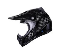 Casque intégral Kali Protectives Shiva Tremor Carbon Blackout Noir
