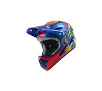 Casque integral kenny down hill 2022 graphic bleu