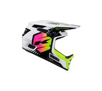 Casque integral kenny elite blanc neon